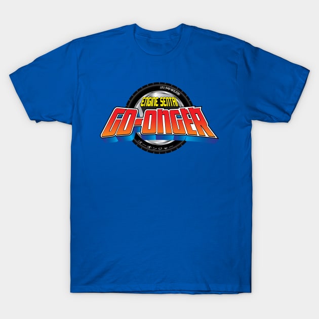 Engine Sentai Go-Onger T-Shirt by Rodimus13